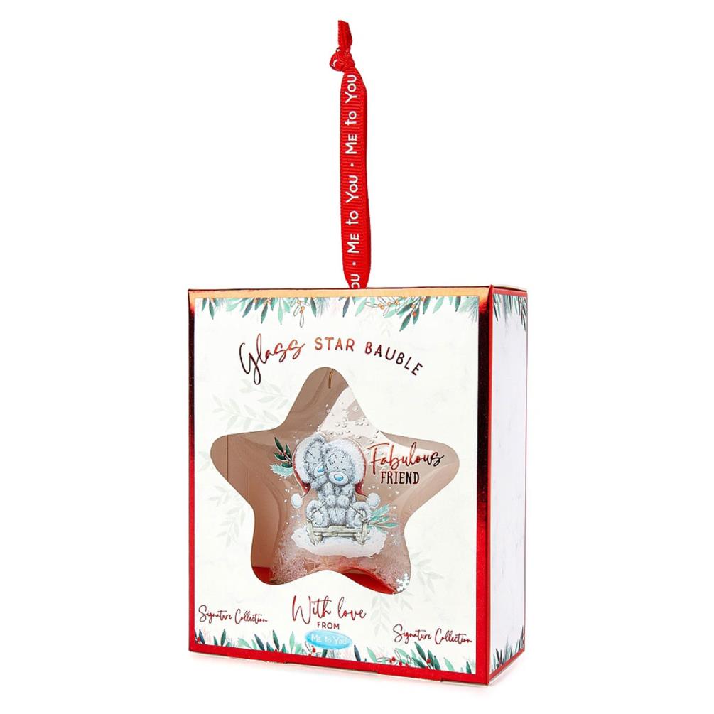 Fabulous Friend Christmas Star Me to You Bear Bauble Extra Image 1
